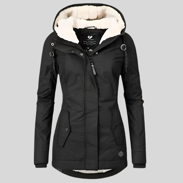 Veste Longue Élégante à Capuche | Classique