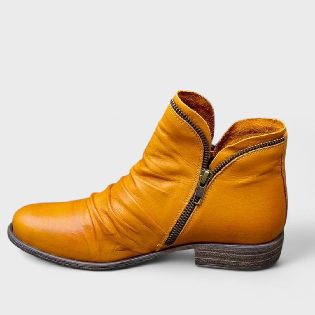 Bottines élégantes à zip latéral pour femme | Lorévia