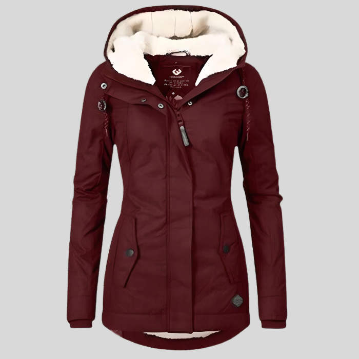 Veste Longue Élégante à Capuche | Classique
