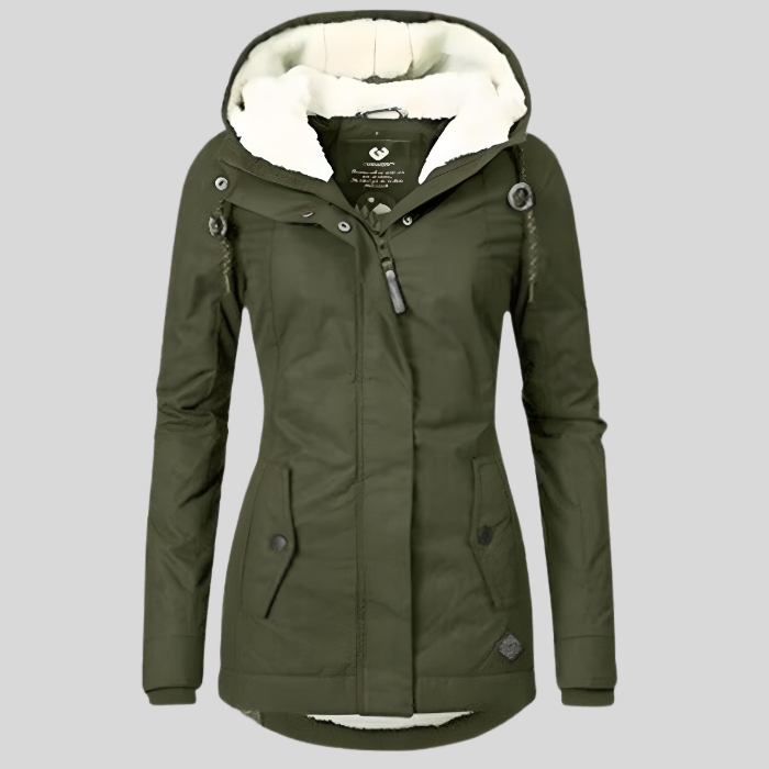 Veste Doublée en Sherpa Élégante pour Femme | Magalie