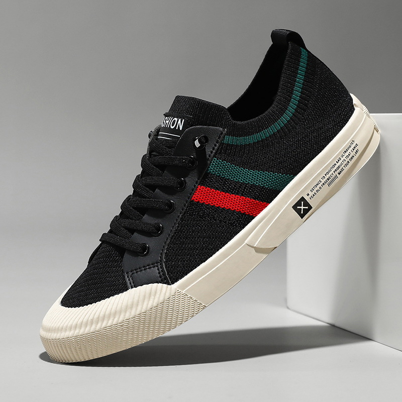 Baskets rayées casual pour homme | Valerio
