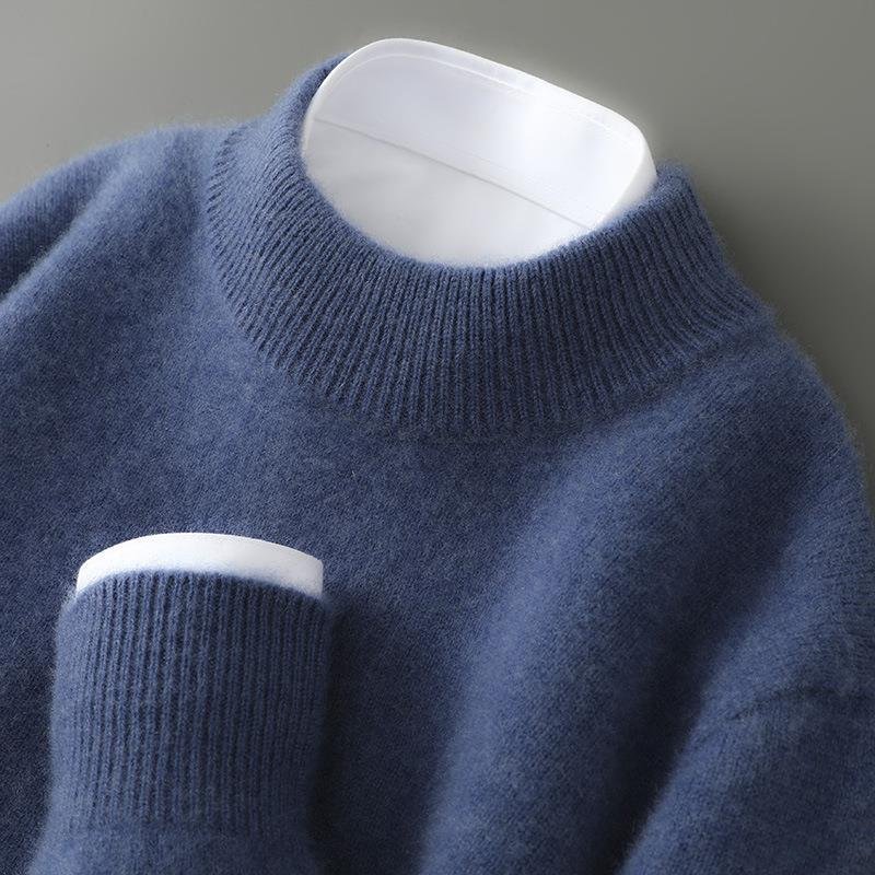 Pull col montant à coupe intemporelle pour homme | Adrien