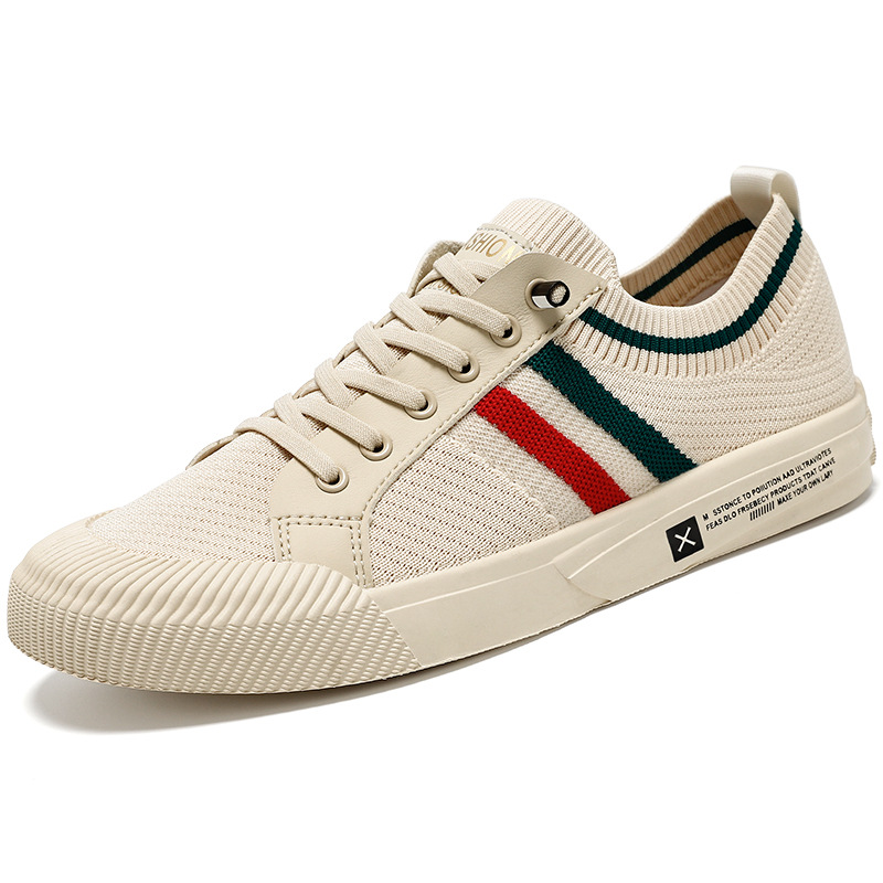 Baskets rayées casual pour homme | Valerio
