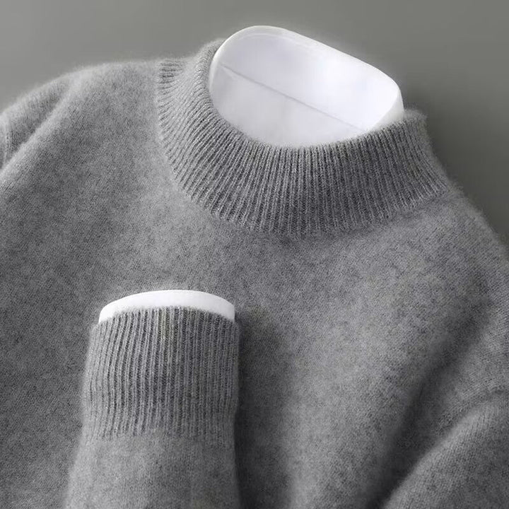 Pull col montant à coupe intemporelle pour homme | Adrien