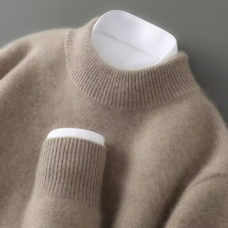 Pull col montant à coupe intemporelle pour homme | Adrien