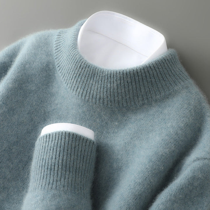 Pull col montant à coupe intemporelle pour homme | Adrien