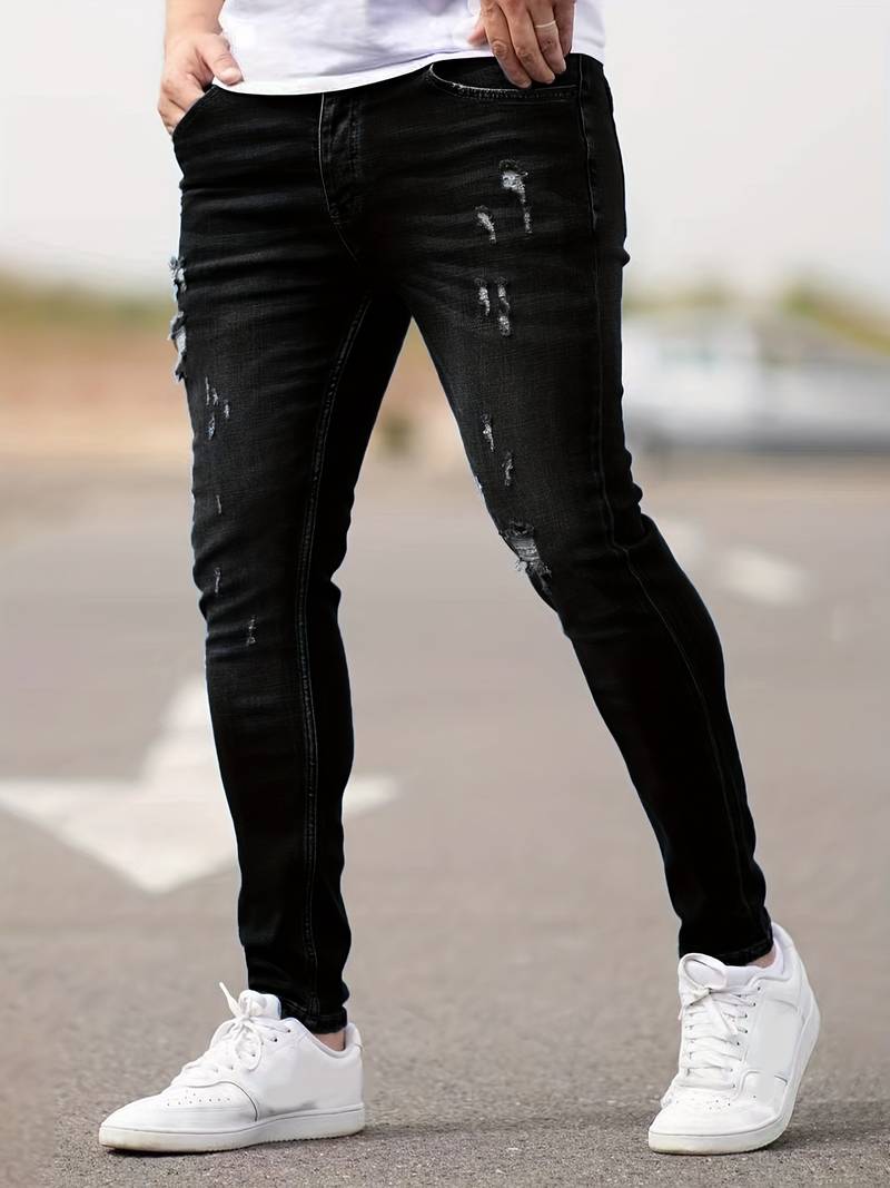 Pantalon jean denim pour hommes