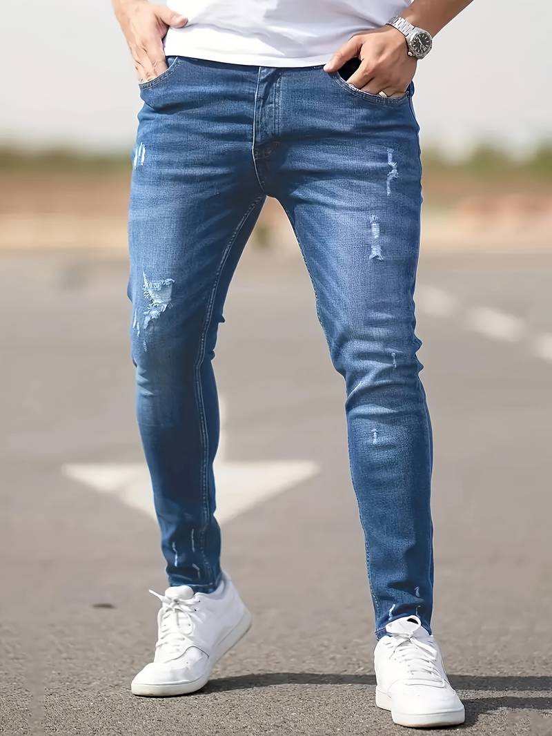 Pantalon jean denim pour hommes