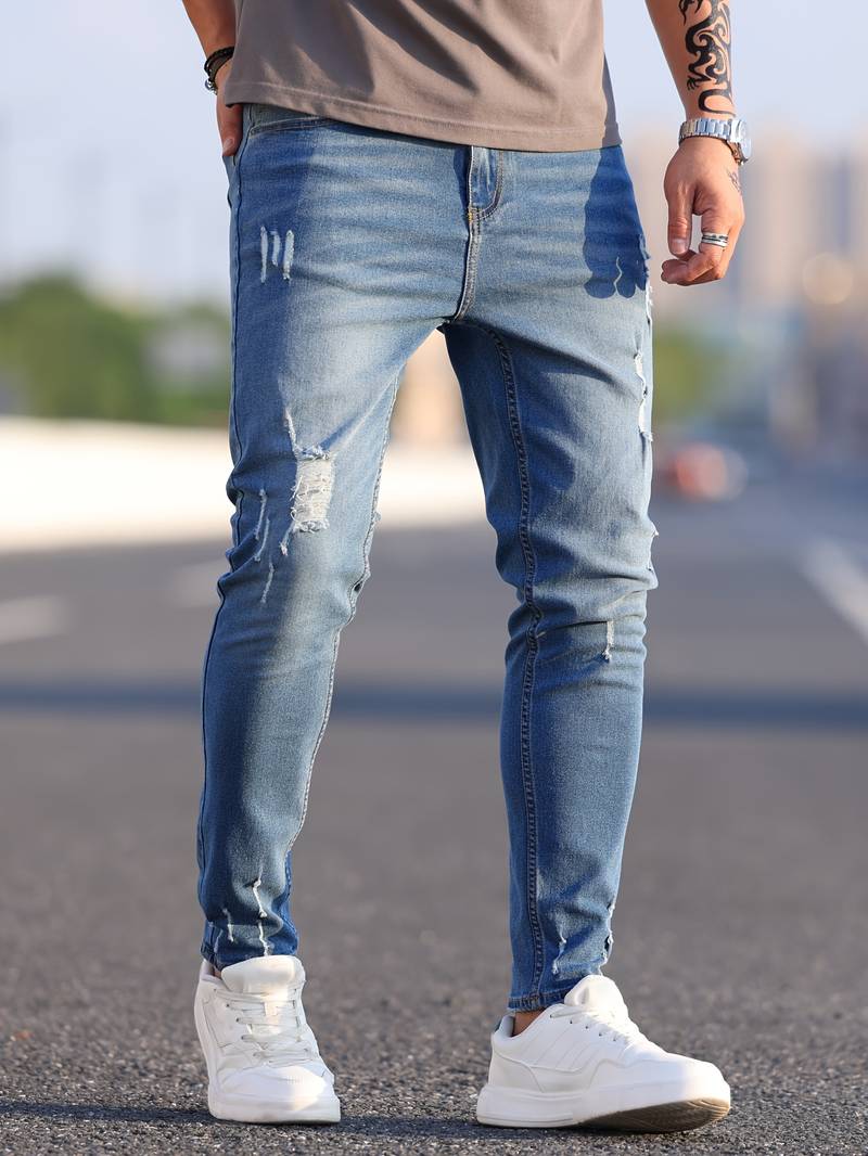 Pantalon jean denim pour hommes