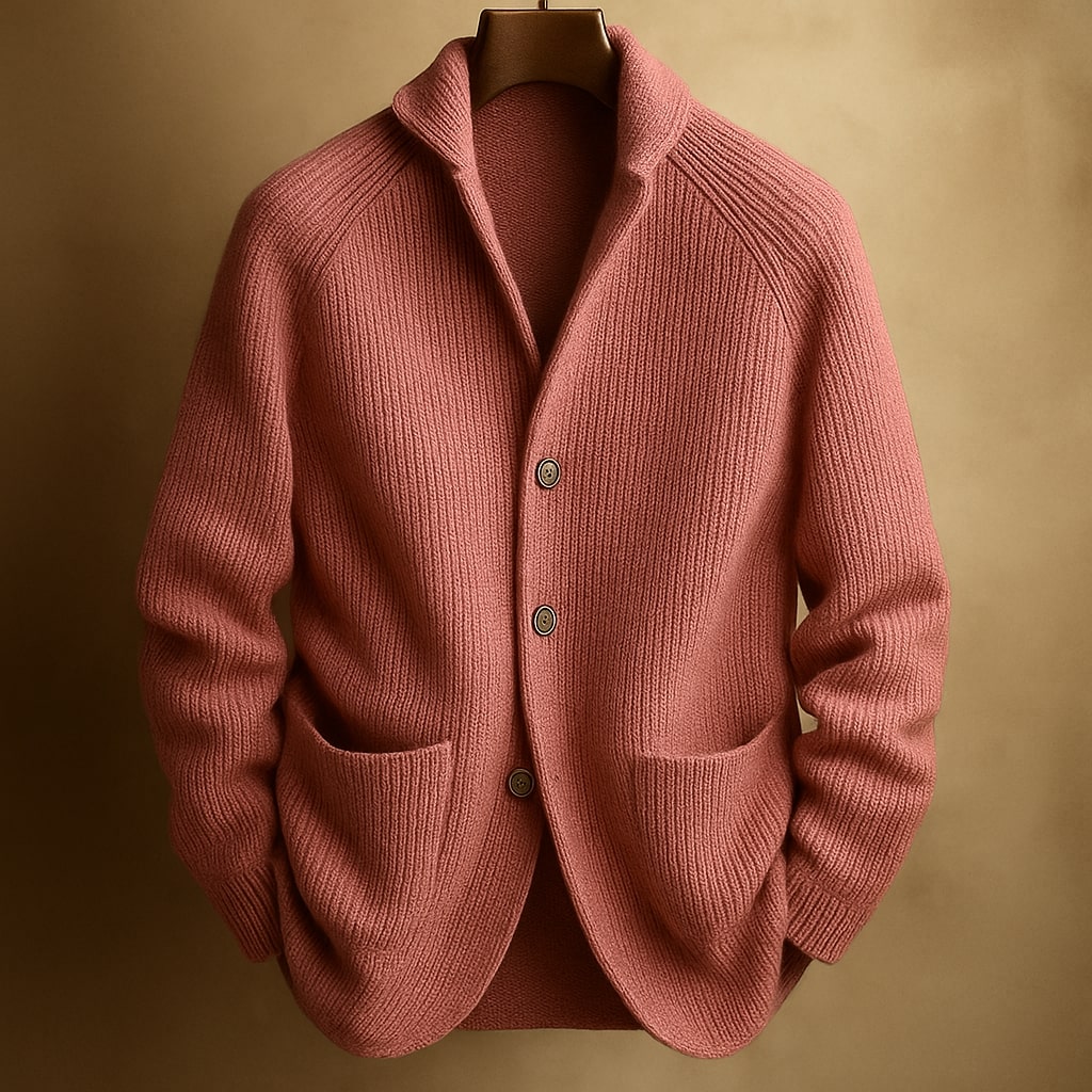 Gilet structuré à col châle et boutons pour homme | Milano
