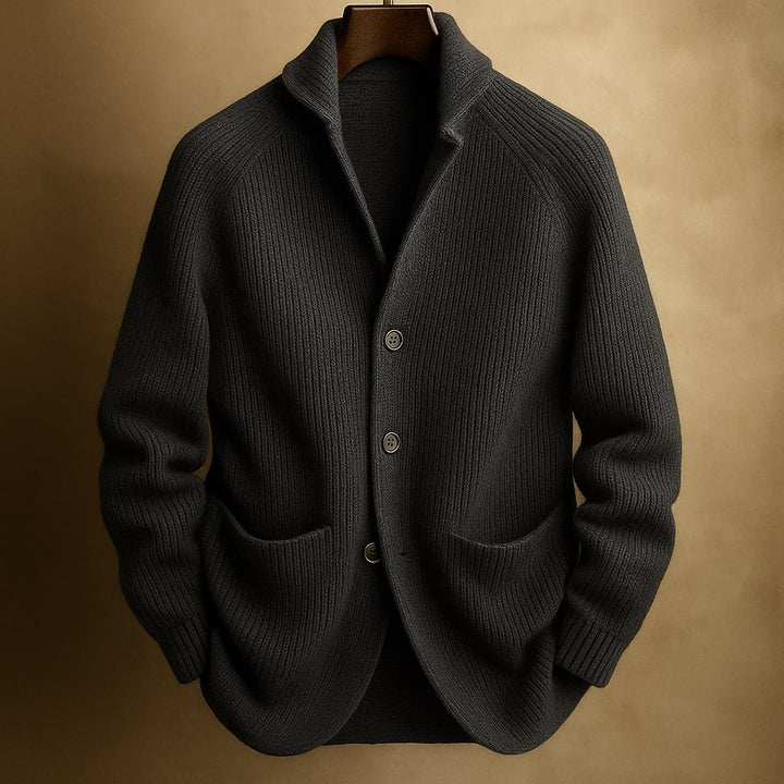 Gilet structuré à col châle et boutons pour homme | Milano