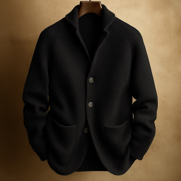 Gilet structuré à col châle et boutons pour homme | Milano