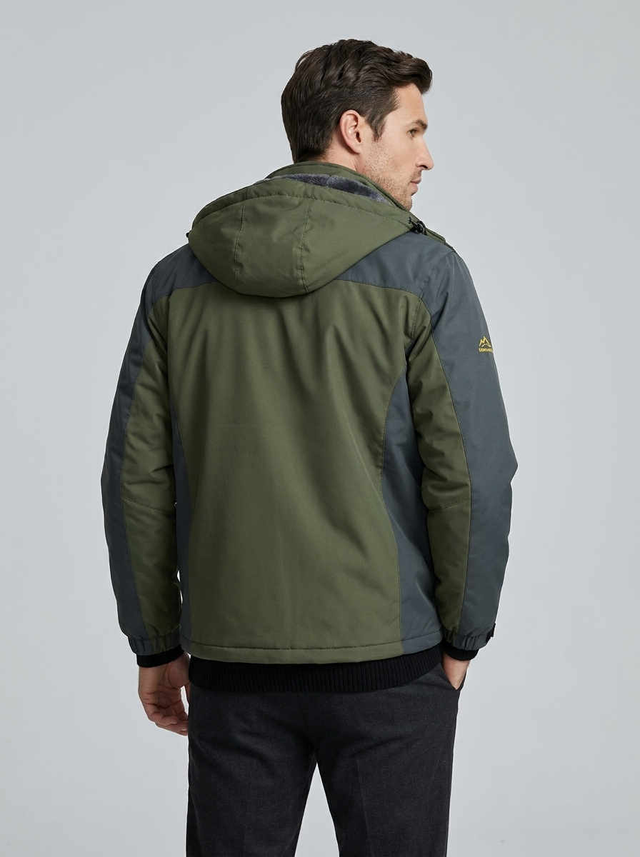 Corvin | Veste Doublée Polaire Imperméable avec Capuche