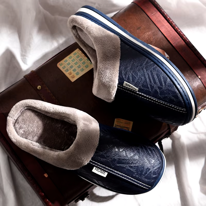 Chaussons confort doublés pour homme | Olmirel