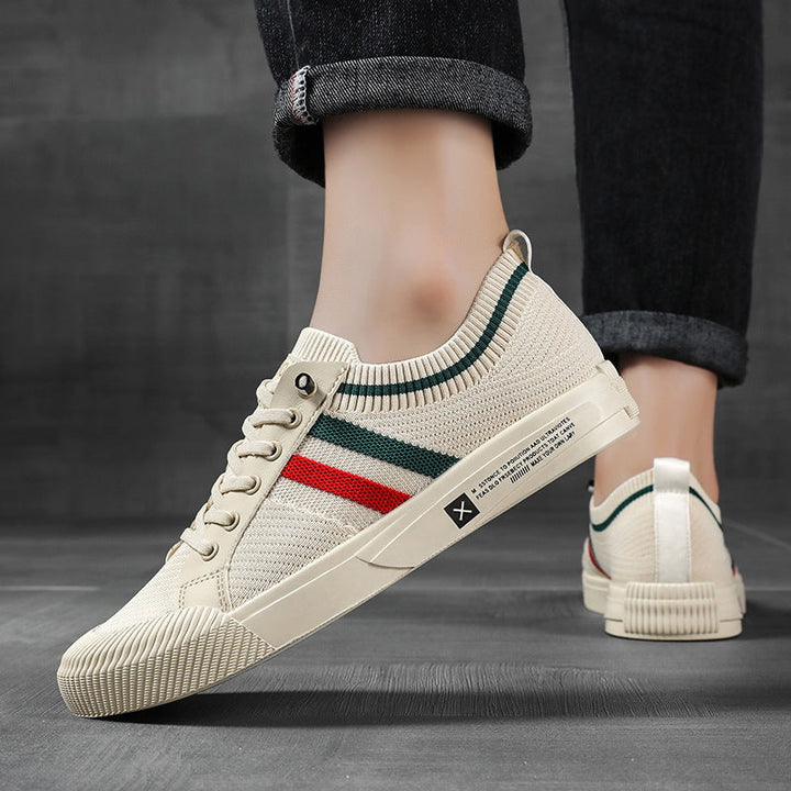 Baskets rayées casual pour homme | Valerio