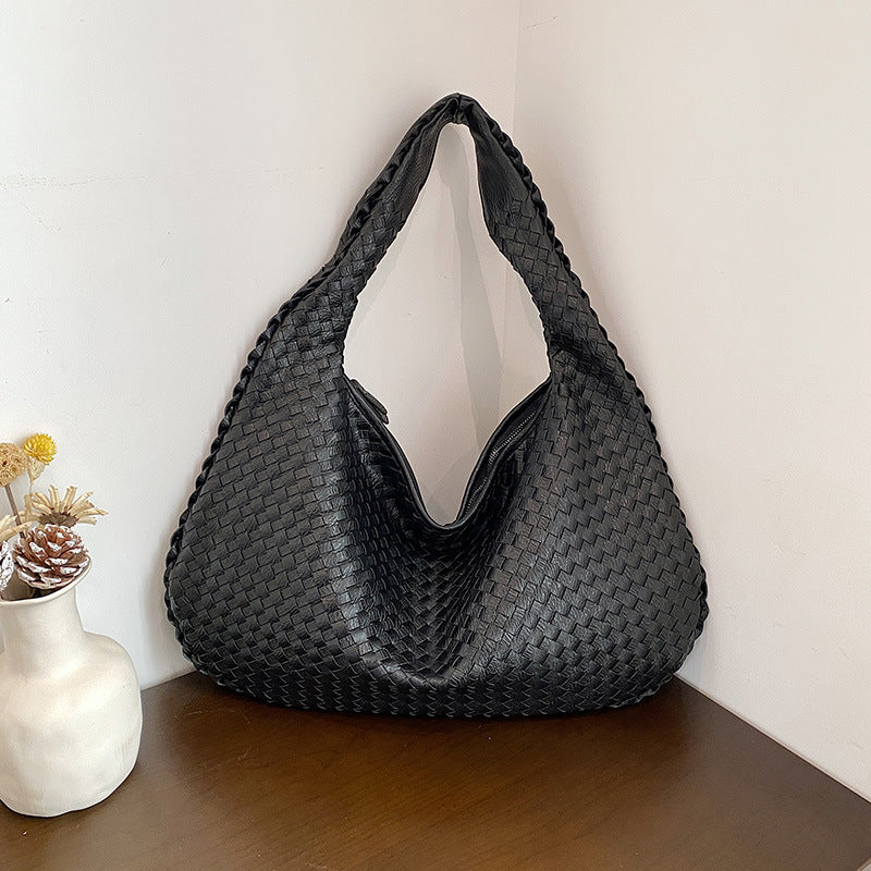 Sac Tissé Élégant Et Spacieux, Style Polyvalent