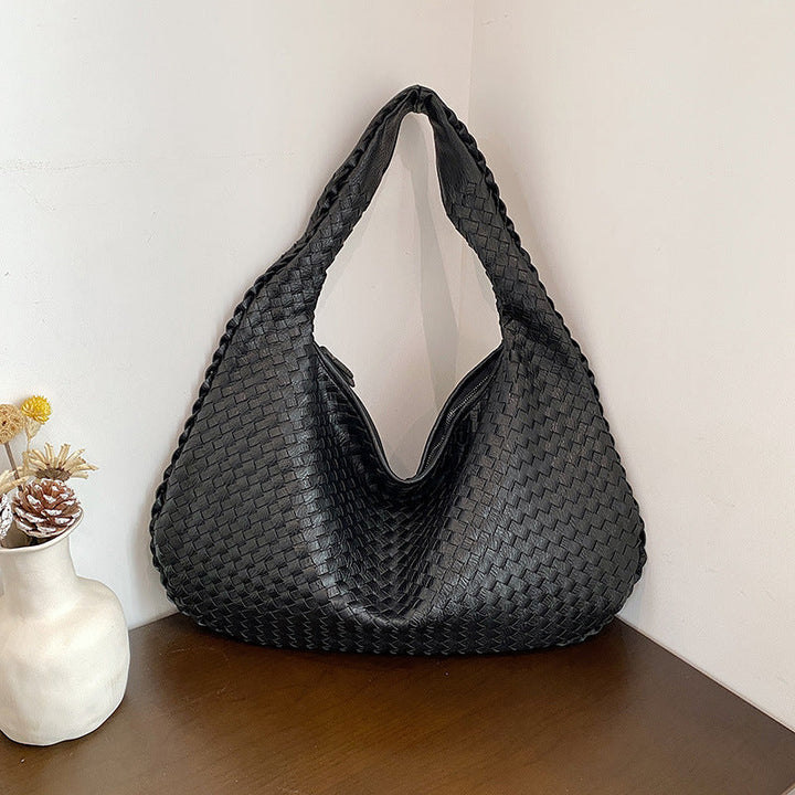 Sac Tissé Élégant Et Spacieux, Style Polyvalent