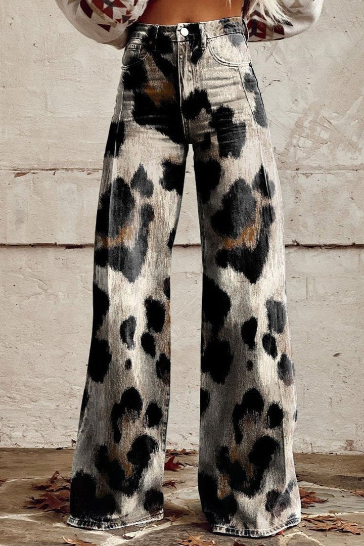 Pantalon Vintage À Taille Haute Pour Femme | Rosa
