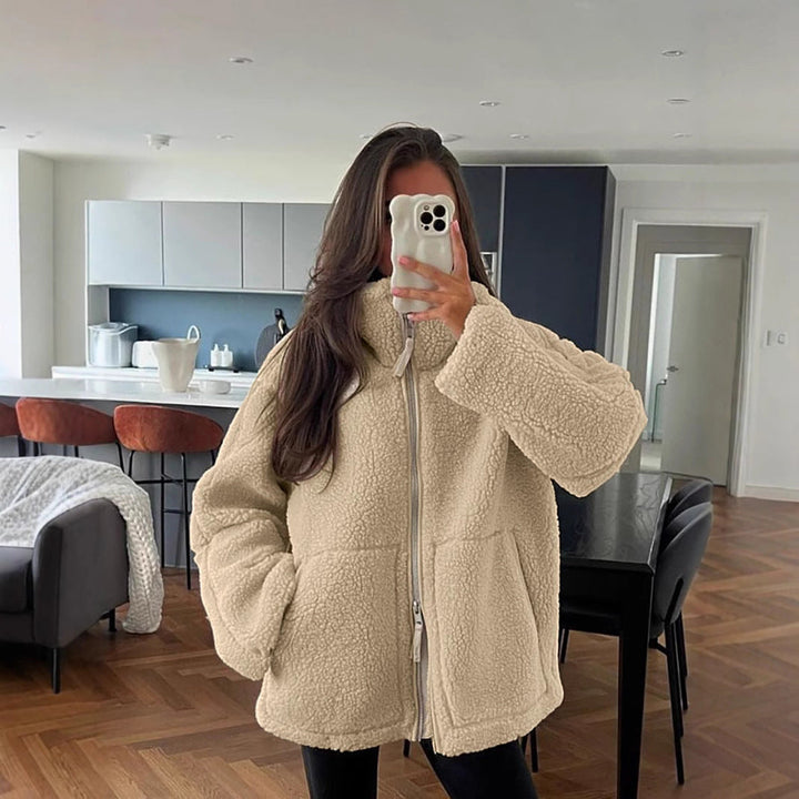 Manteau Teddy Doux Confortable et Élégant | Femme