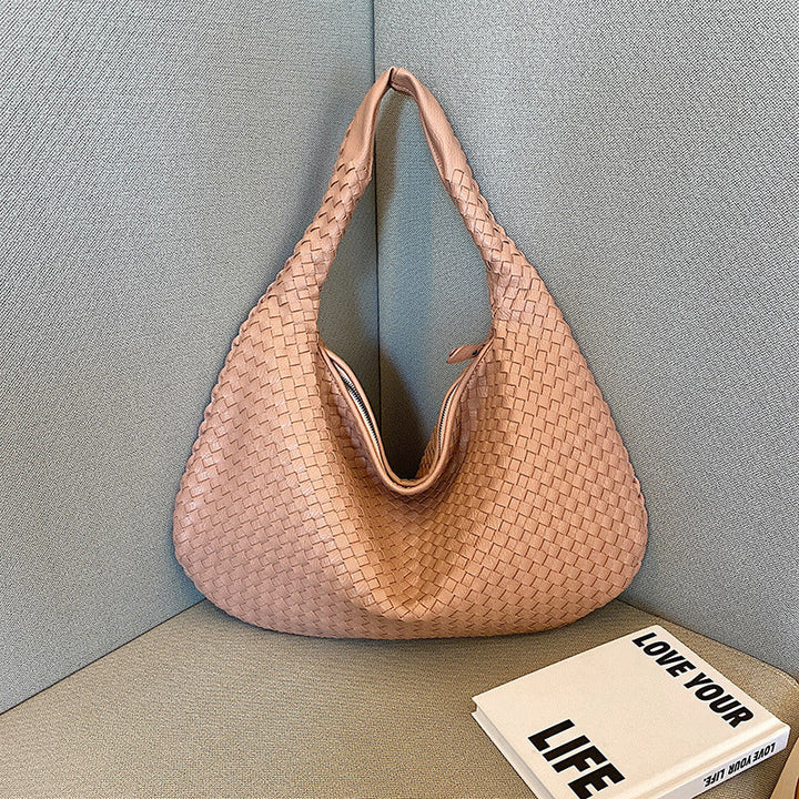 Sac Tissé Élégant Et Spacieux, Style Polyvalent