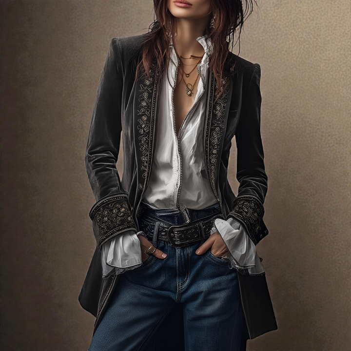 Veste élégante à silhouette cintrée pour femme | Aveline