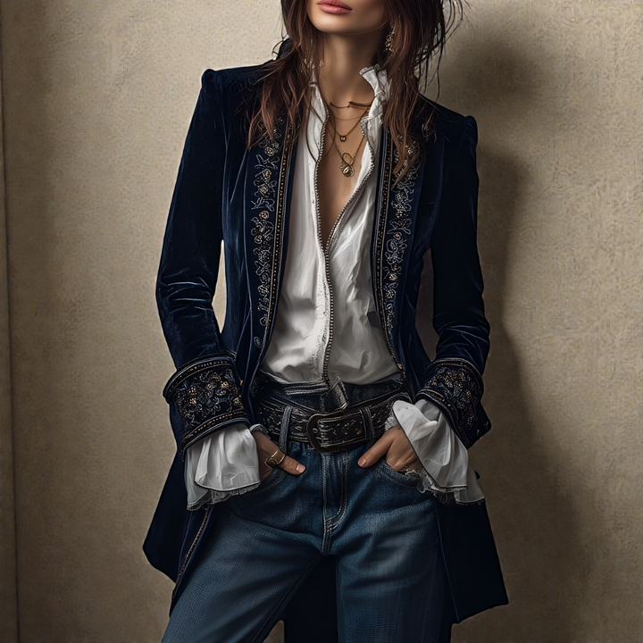 Veste élégante à silhouette cintrée pour femme | Aveline