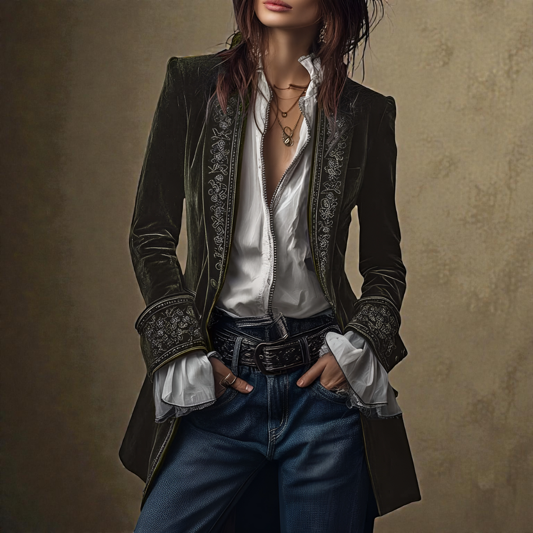 Veste élégante à silhouette cintrée pour femme | Aveline