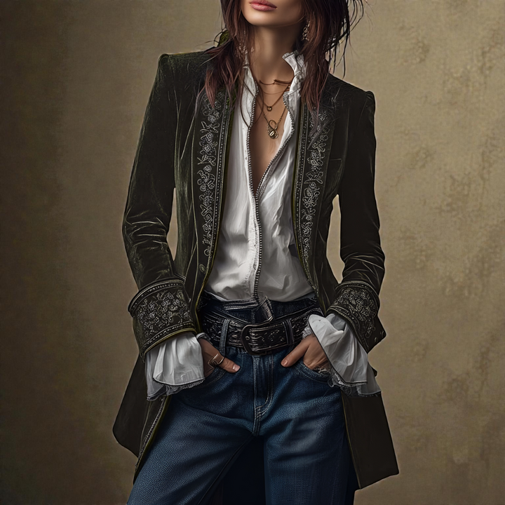 Veste élégante à silhouette cintrée pour femme | Aveline