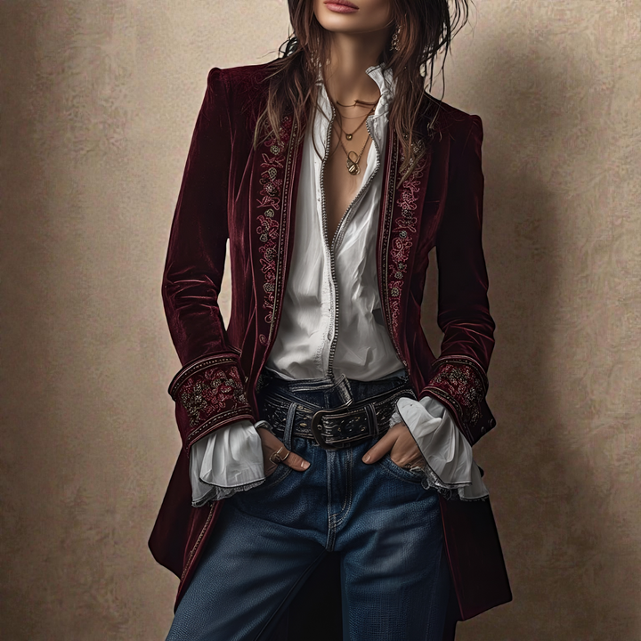 Veste élégante à silhouette cintrée pour femme | Aveline