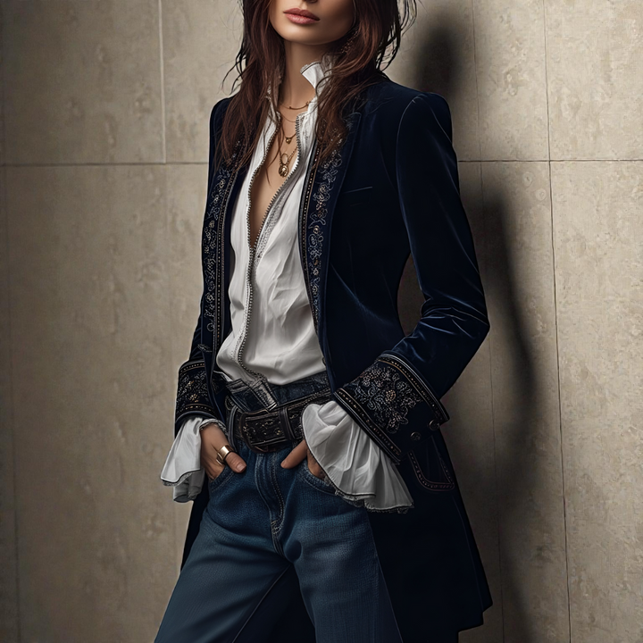 Veste élégante à silhouette cintrée pour femme | Aveline