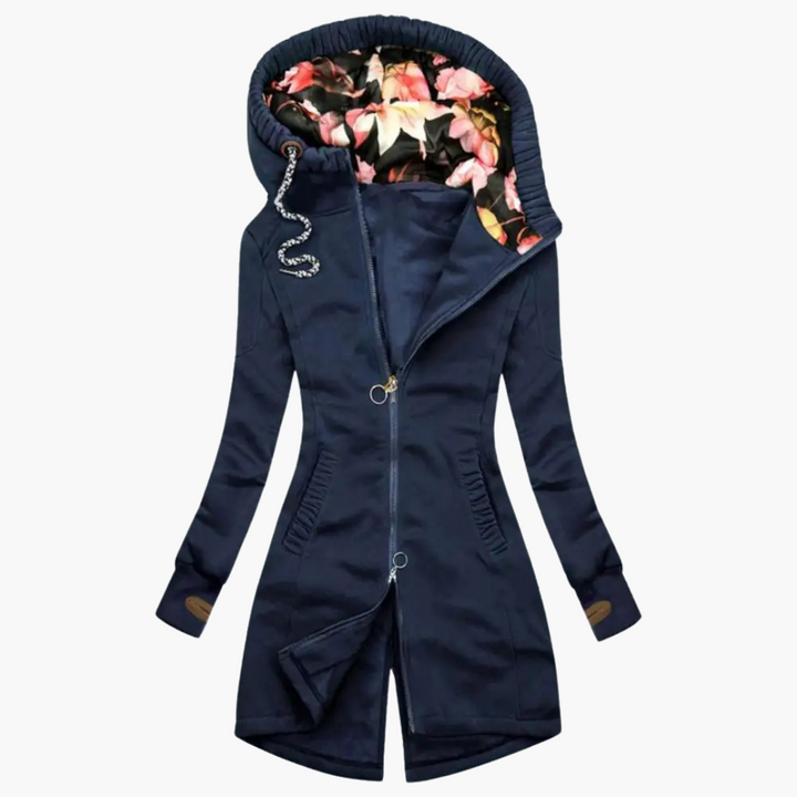 Ophélie | Parka Ajustée à Capuche et Doublure Douce