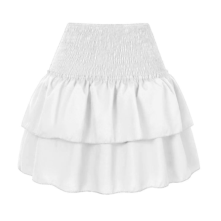 Jupe courte estivale avec short intégré