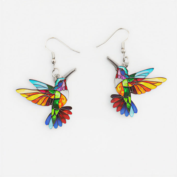 Boucles d’oreilles Colibri avec collier assorti | Liora