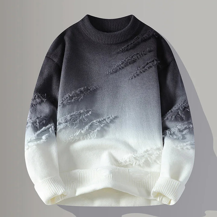 Pull dégradé effet usé pour homme | John