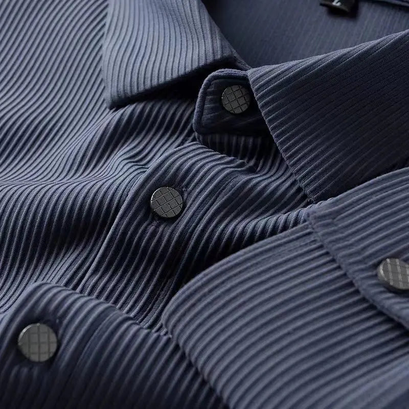 Chemise Élégante à Rayures Verticales | Rovie