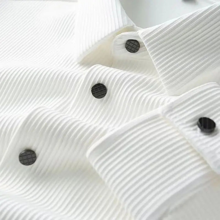Chemise Élégante à Rayures Verticales | Rovie