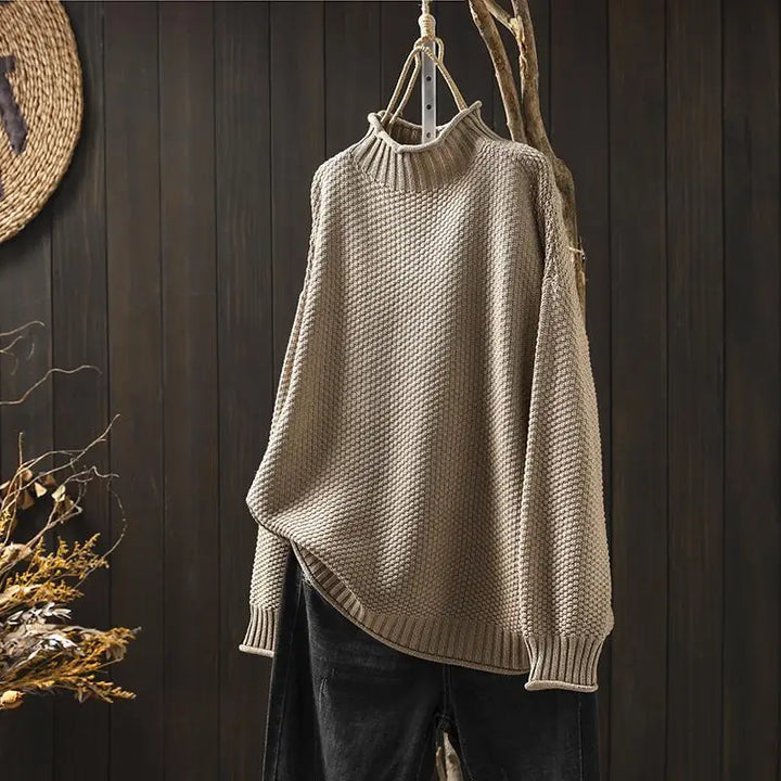 Pull élégant à col rond pour femme | Amelora