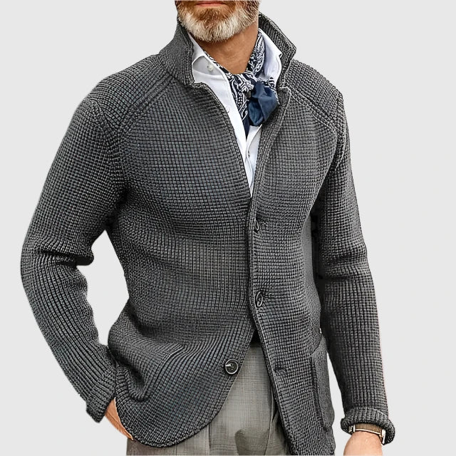 Cardigan Homme Élégant et Polyvalent | Ajusté
