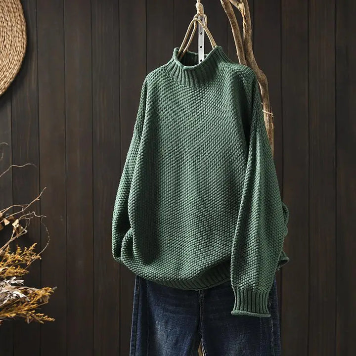 Pull élégant à col rond pour femme | Amelora