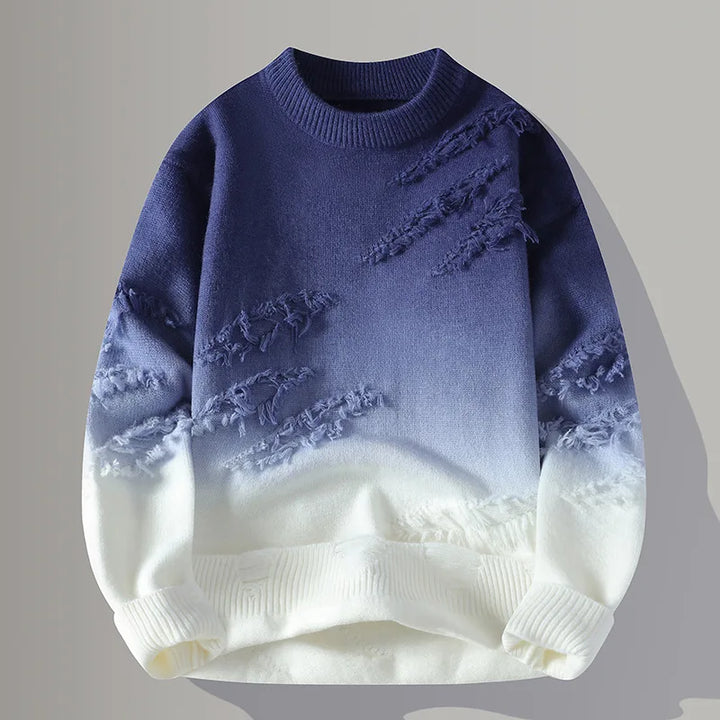 Pull dégradé effet usé pour homme | John