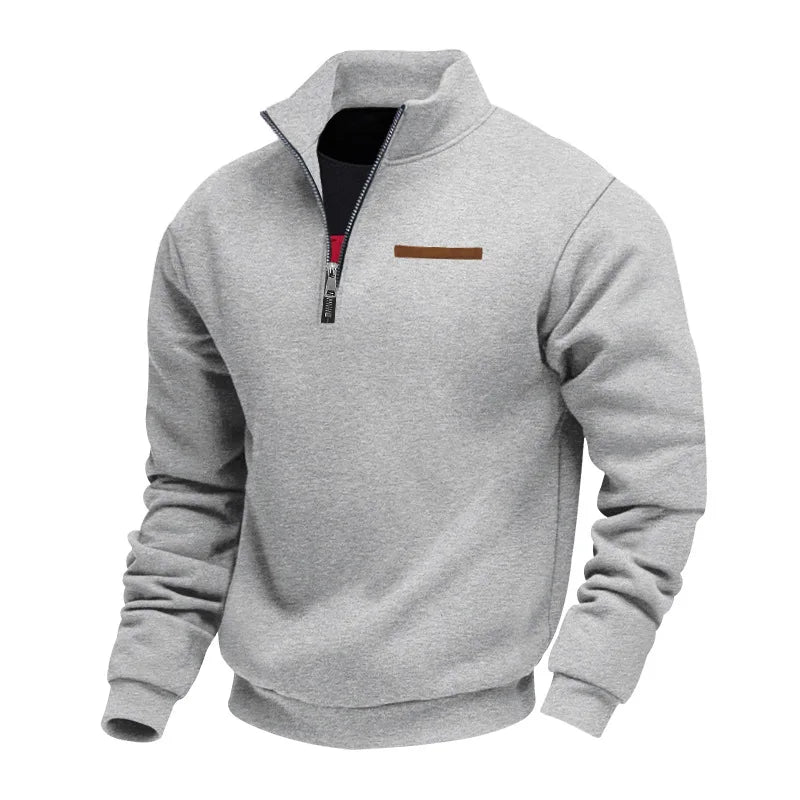 Sweat col zippé élégant pour homme | Virello