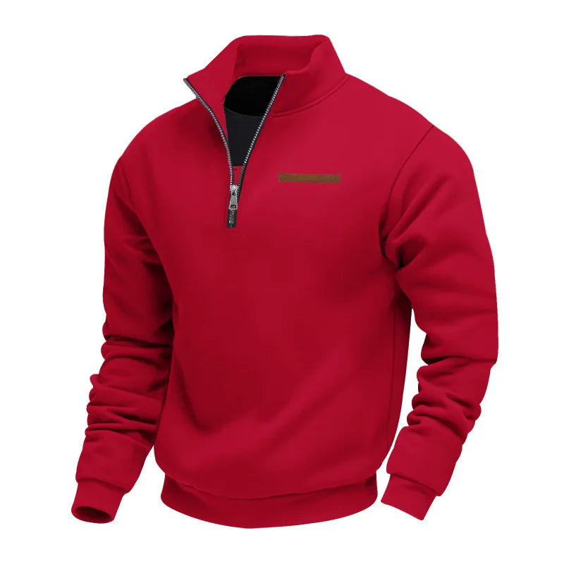 Sweat col zippé élégant pour homme | Virello