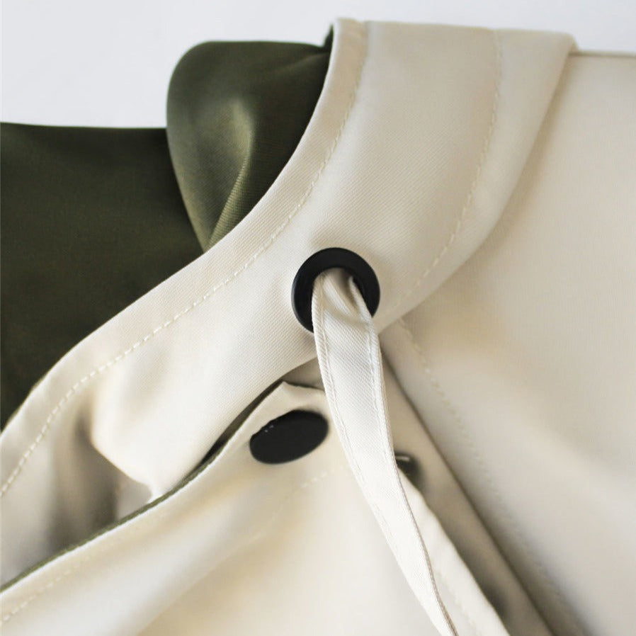 Veste bicolore à capuche pour femme | Vanna