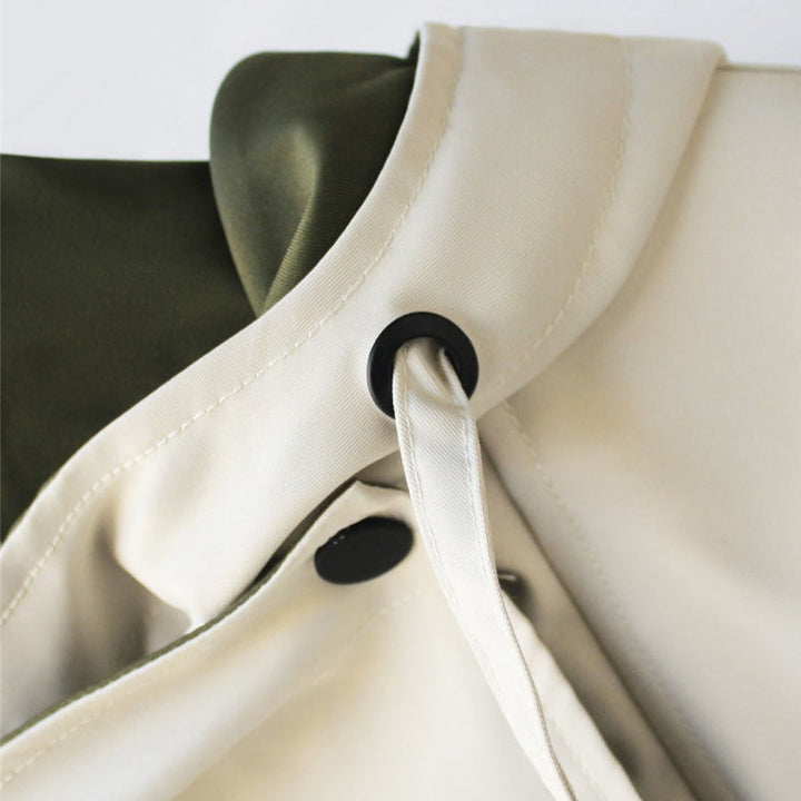 Veste bicolore à capuche pour femme | Vanna