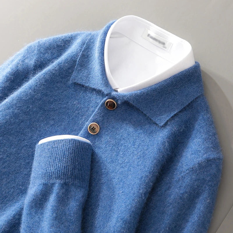 Pull polo élégant à col boutonné pour homme | Arnold