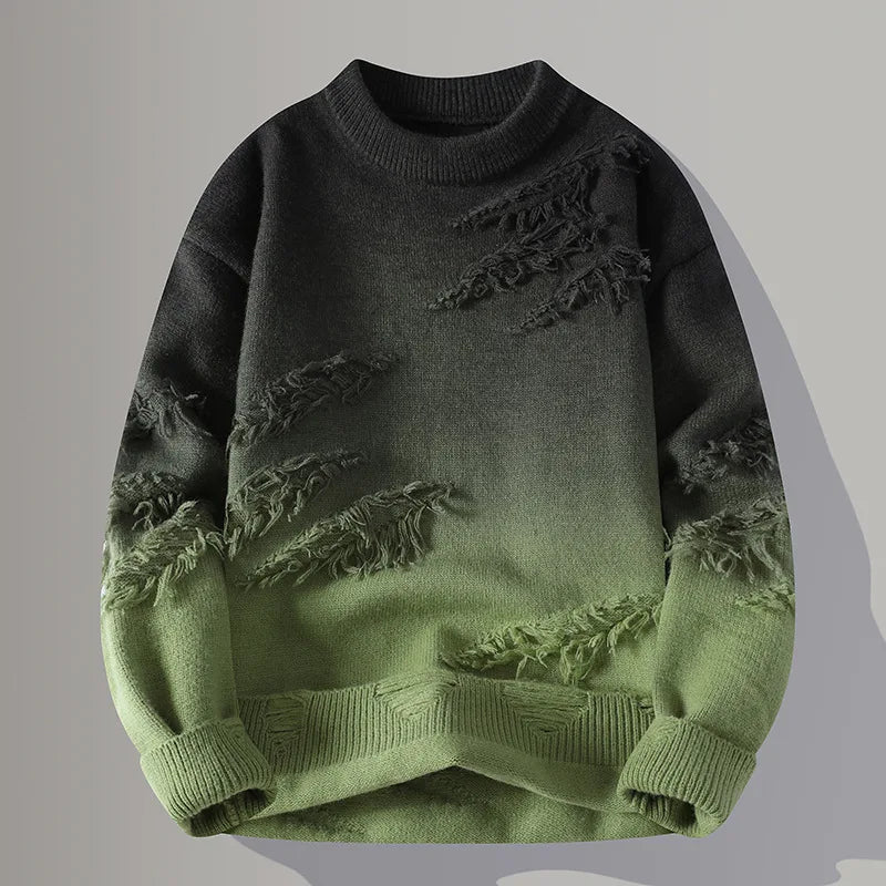 Pull dégradé effet usé pour homme | John