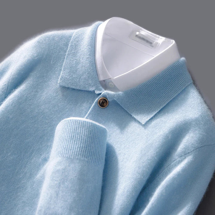 Pull polo élégant à col boutonné pour homme | Arnold