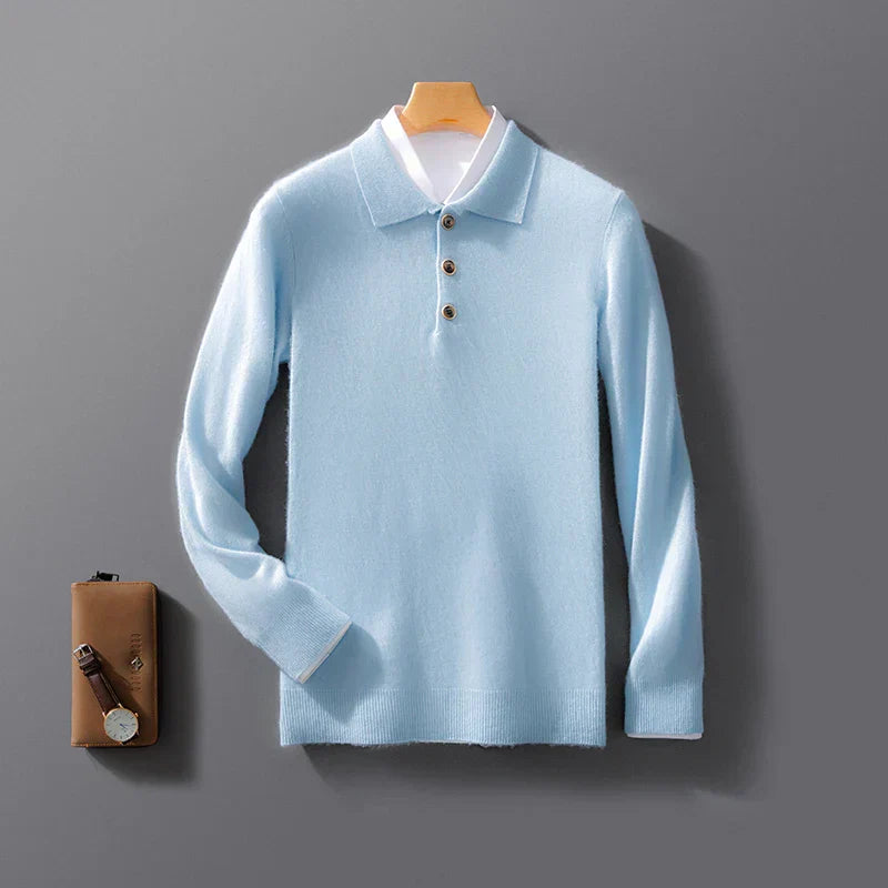 Pull polo élégant à col boutonné pour homme | Arnold
