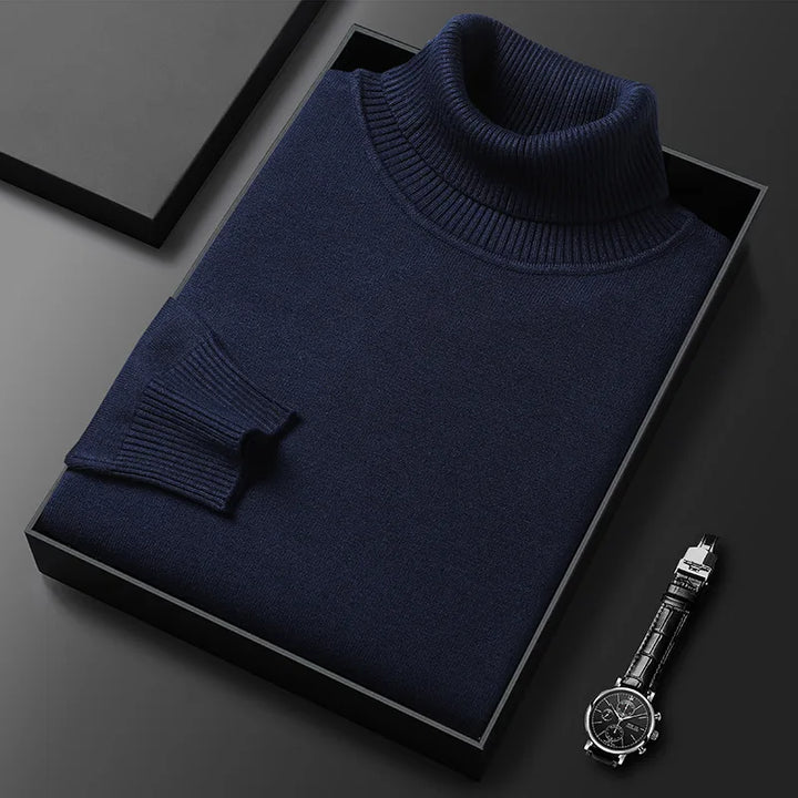 Pull col roulé élégant pour homme | Corvielle