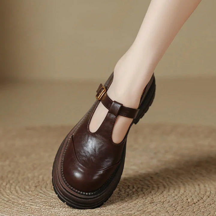 Ballerines Mary Jane T-bar Pour Femme | Farisse